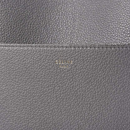 Celine Soft Grained Calfskin Sangle Bucket Bag Storm 10 of 23