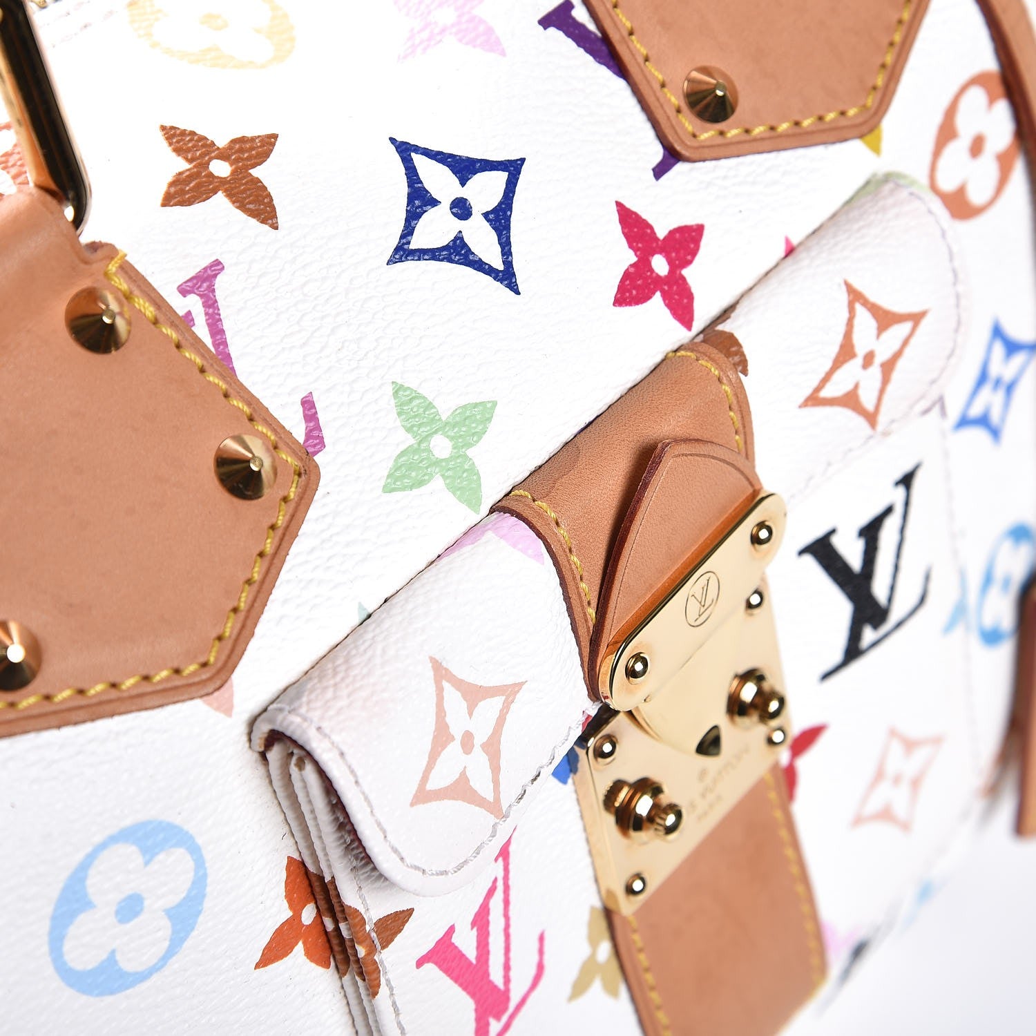Louis Vuitton Monogram Multicolor Speedy 30 White 14 of 14