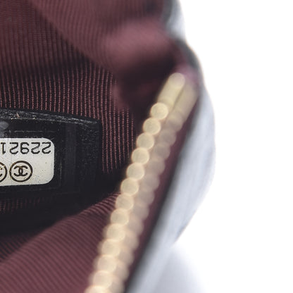 Chanel Lambskin Quilted Small Cosmetic Case Black 7 of 7