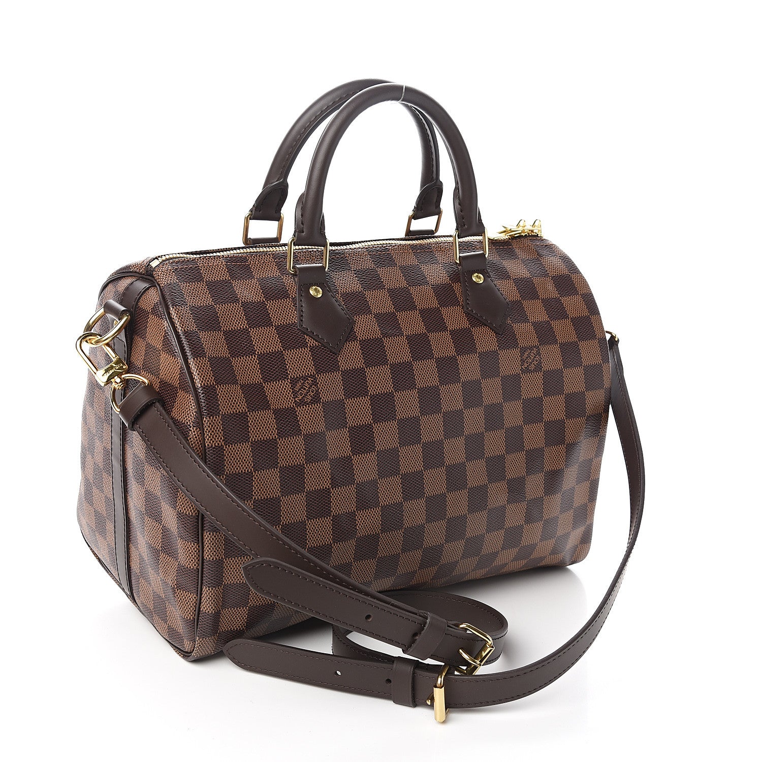 Louis Vuitton Damier Ebene Speedy Bandouliere 30 2 of 10