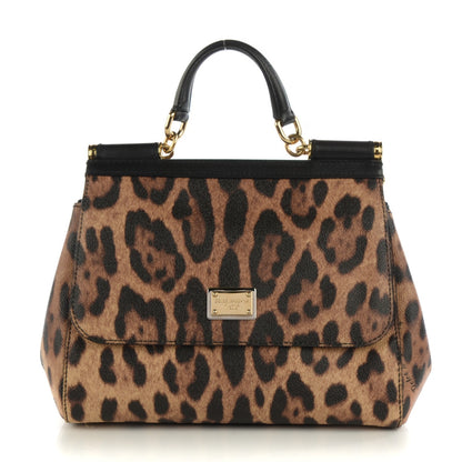 Dolce & Gabbana Leo Crepe Miss Sicily Satchel Naturale 1 of 7