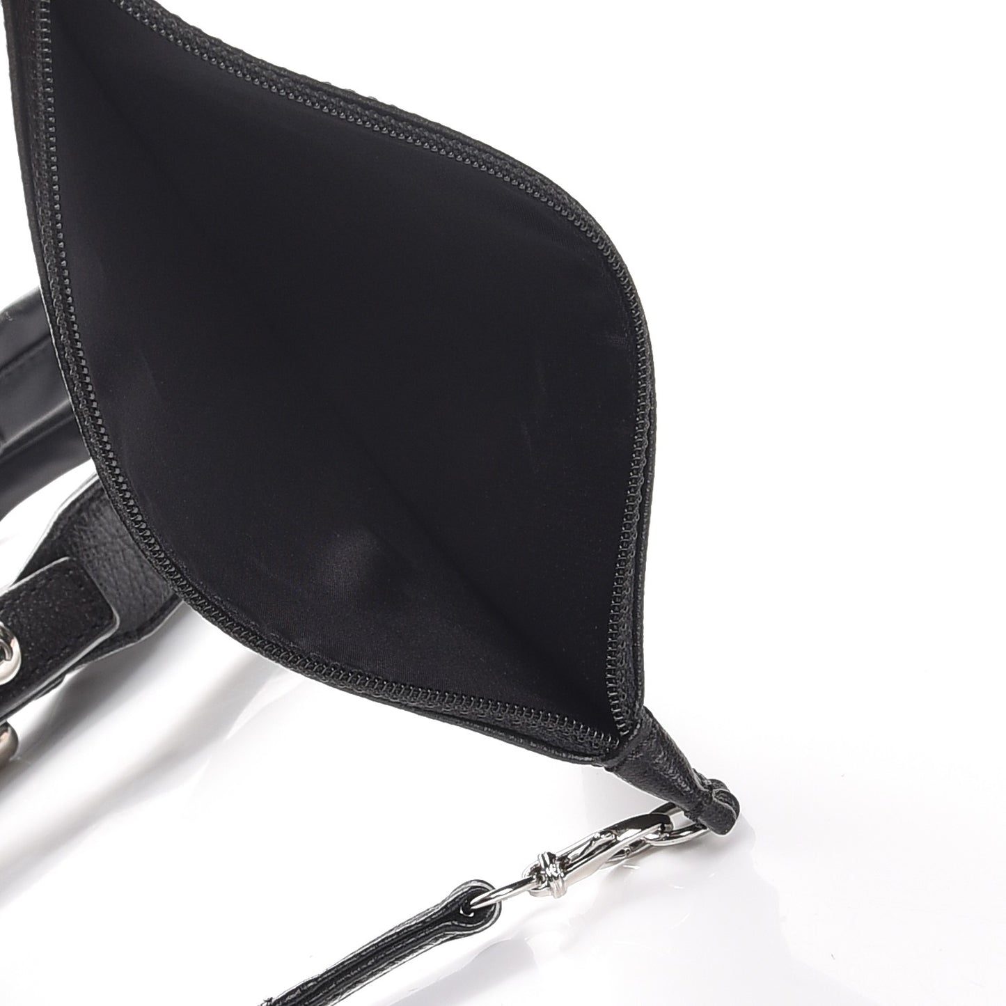 Coated Canvas Large Paris Biarritz Tote Black