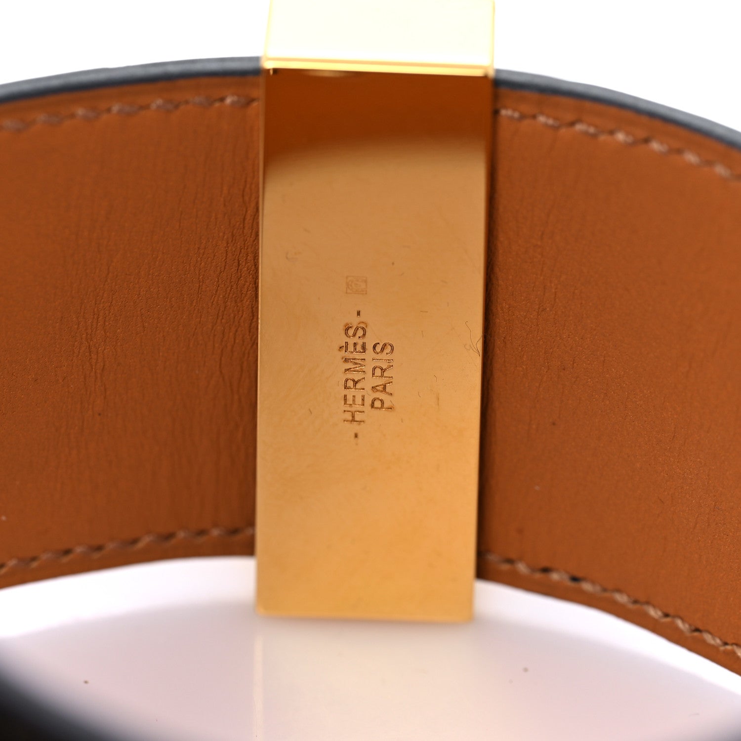 Hermes Shiny Alligator Collier de Chien CDC Bracelet S Black 6 of 7