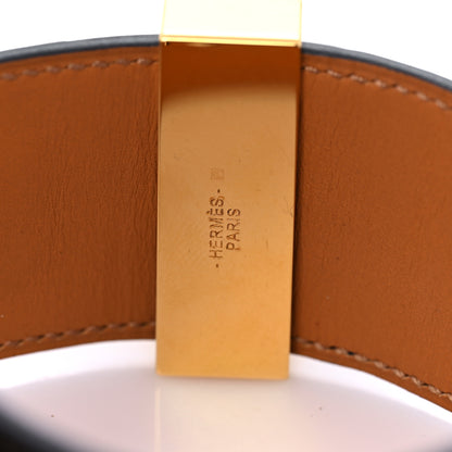 Hermes Shiny Alligator Collier de Chien CDC Bracelet S Black 6 of 7