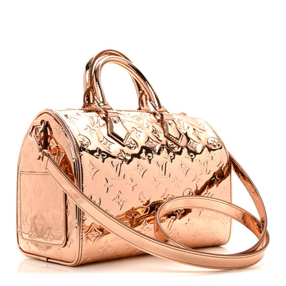 Louis Vuitton Monogram Miroir Speedy Bandouliere 25 Copper 3 of 9