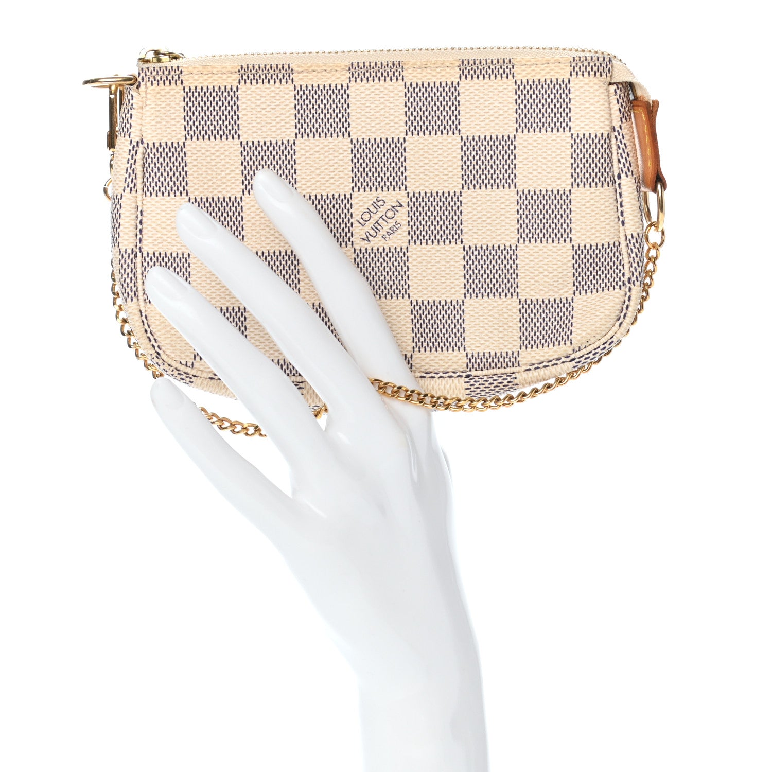 Louis Vuitton Damier Azur Mini Pochette Accessories 2 of 7