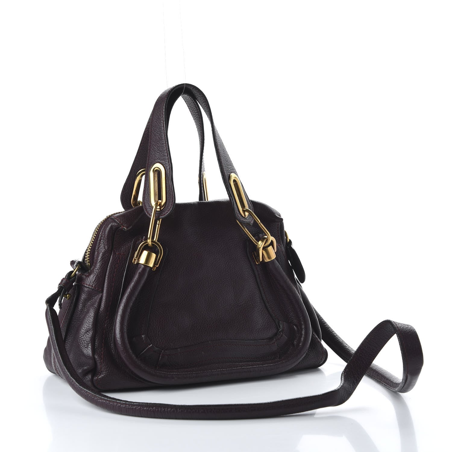 Chloe Calfskin Small Paraty Purple 3 of 11
