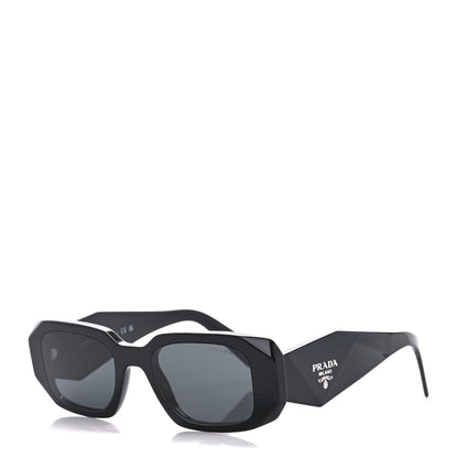 Prada Acetate Symbole Sunglasses SPR 17W Black 1 of 8