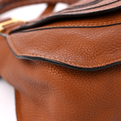 Chloe Calfskin Medium Marcie Satchel Tan 8 of 16