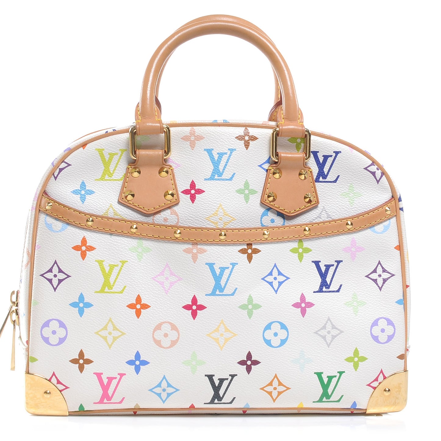 Monogram Multicolor Trouville White
