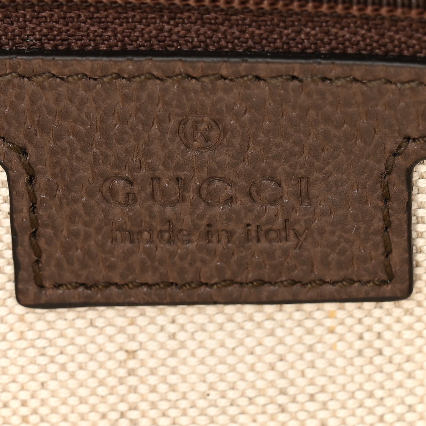 GG Supreme Monogram Web Ophidia GG Toiletry Case Beige New Acero