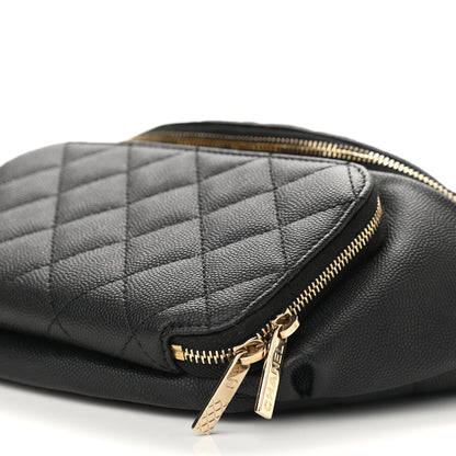 Chanel Caviar Quilted Business Affinity Waist Belt Bag Black 9 of 9