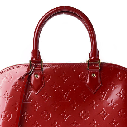 Louis Vuitton Vernis Alma GM Pomme D'Amour 18 of 18