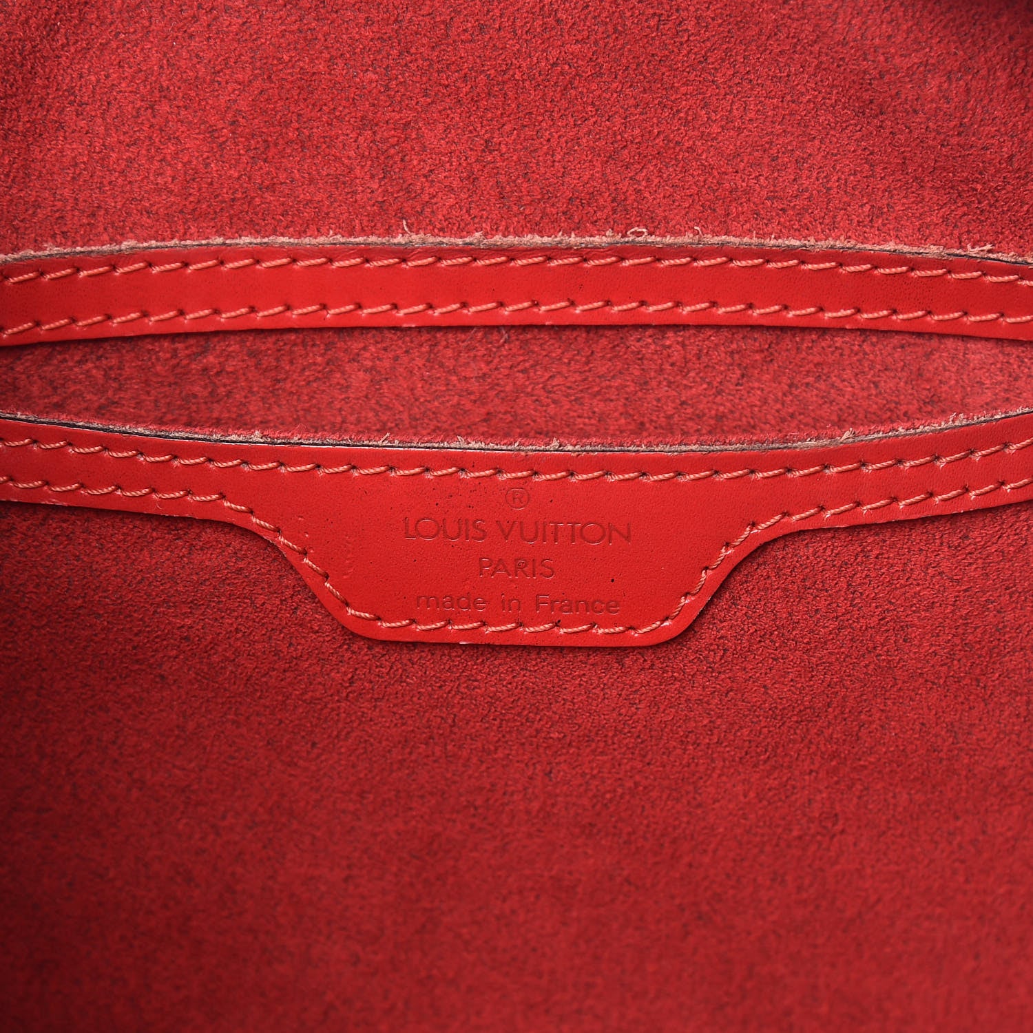 Louis Vuitton Epi Soufflot Castillan Red 7 of 17