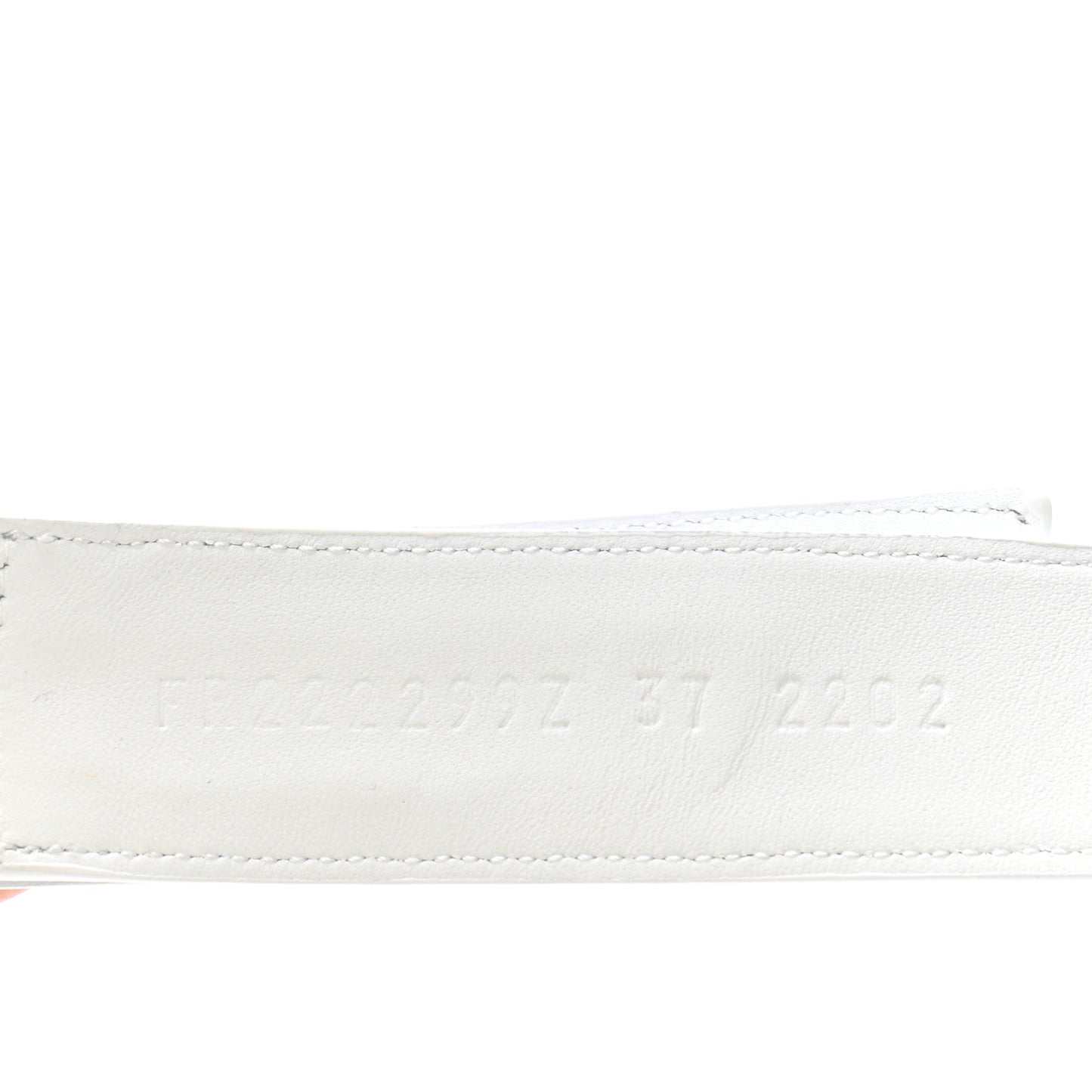Calfskin Womens Chypre Sandals 37 White