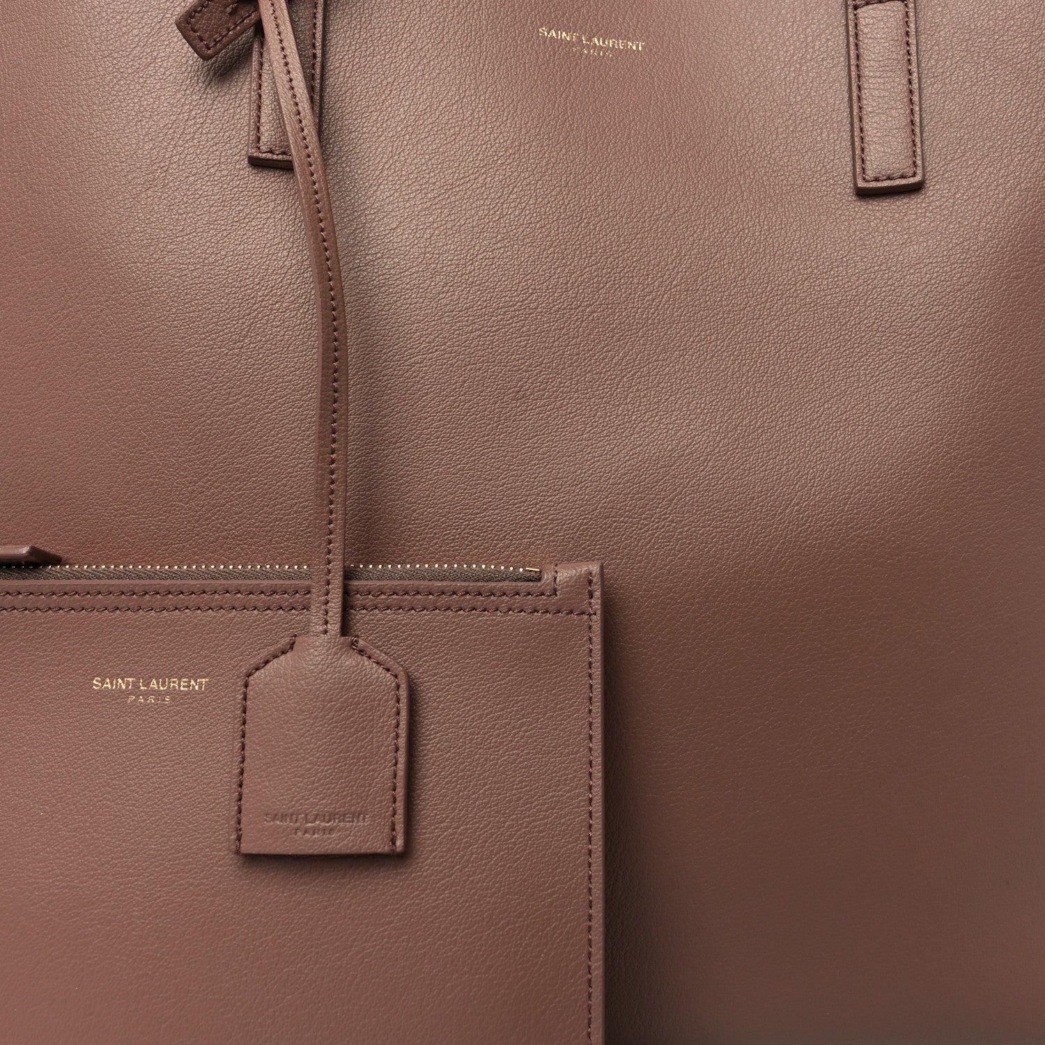 Saint Laurent Calfskin Large Shopping Tote Fard 7 of 11