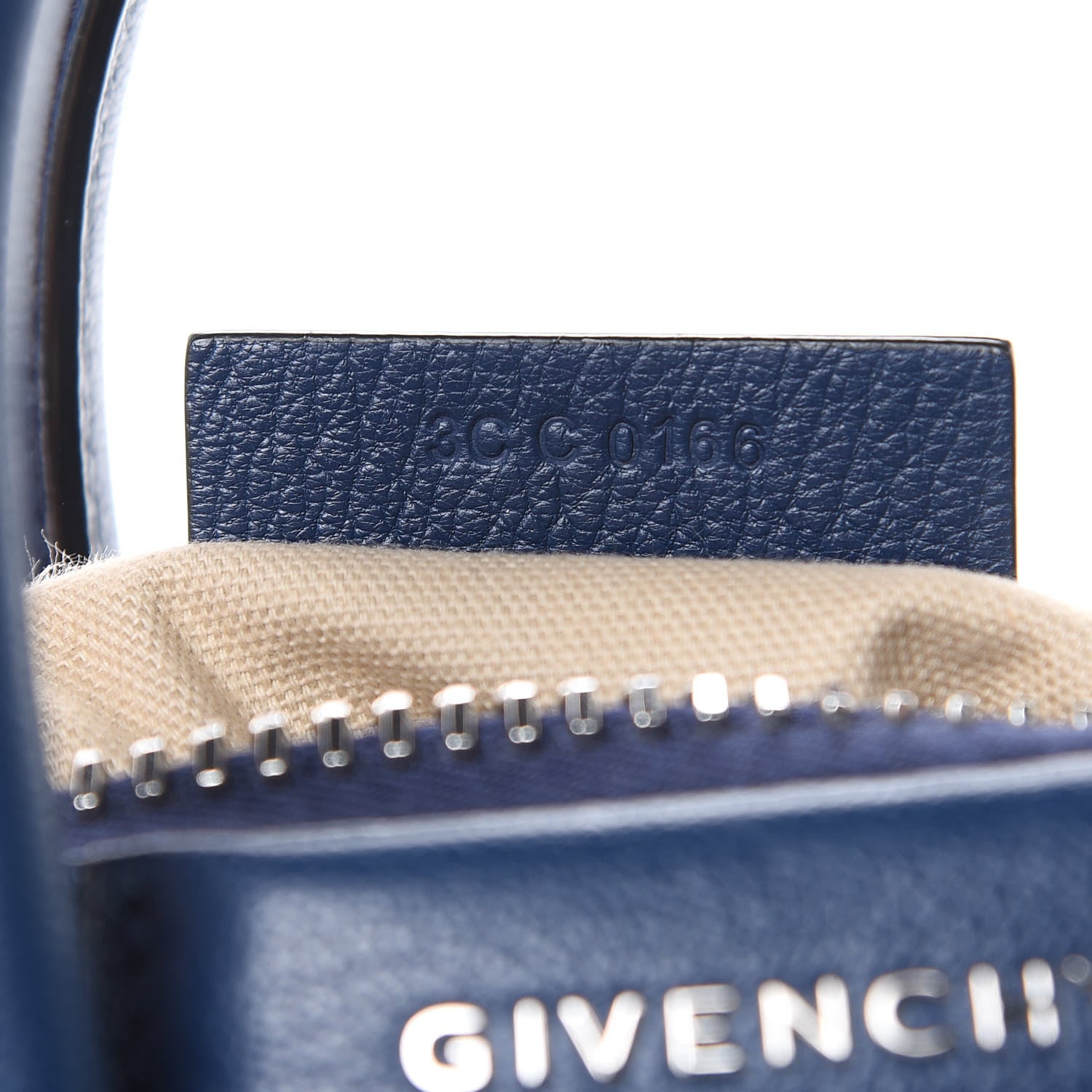 Givenchy Sugar Goatskin Mini Antigona Night Blue 7 of 11