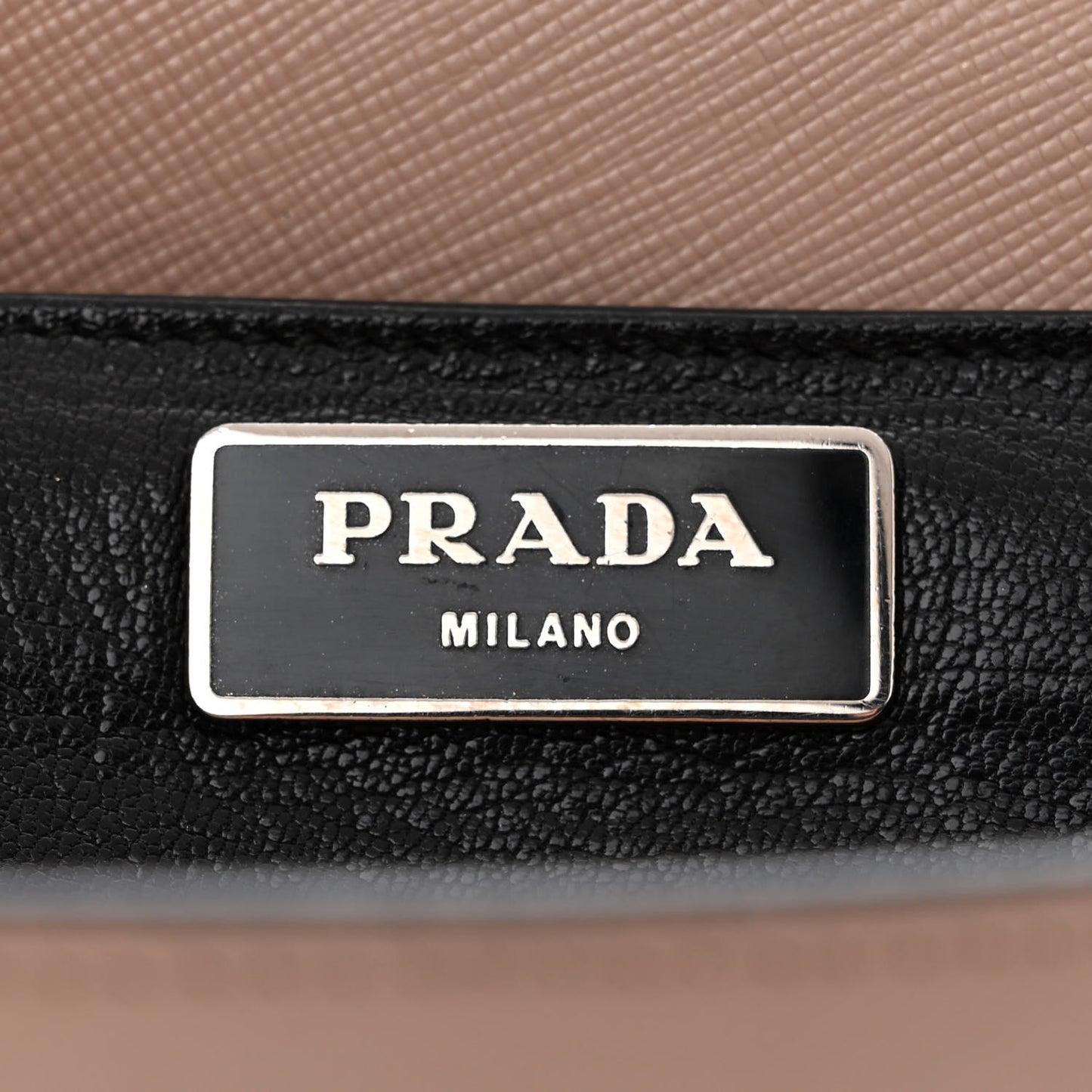 Saffiano Lux Sound Shoulder Bag Cipria