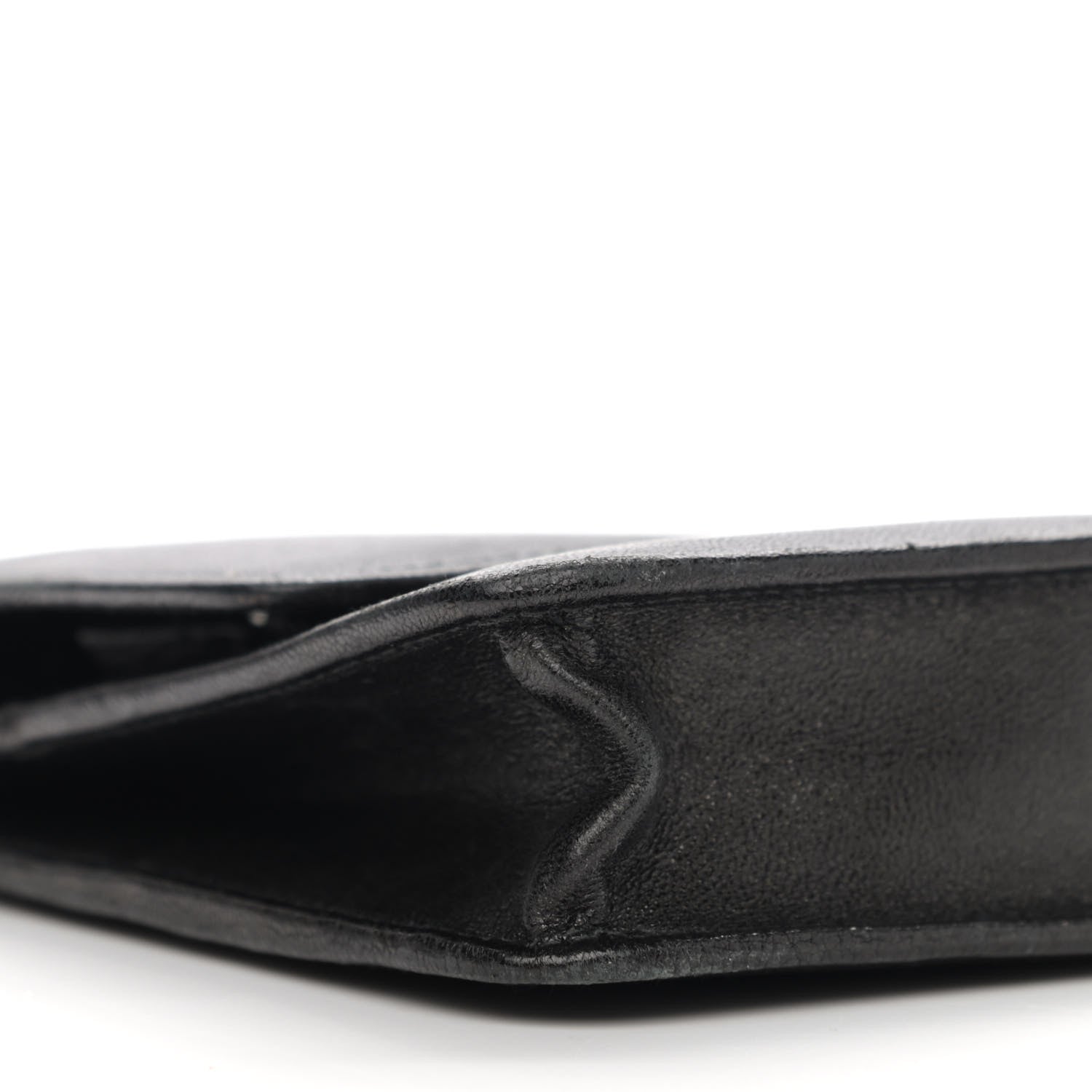 Chanel Goatskin Wallet on Chain WOC Black 8 of 12