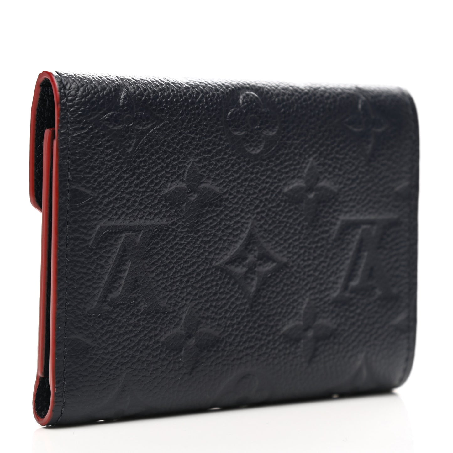 Empreinte Victorine Wallet Marine Rouge