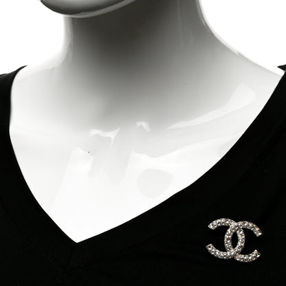 Chanel Crystal Palais Garnier CC Brooch Gold 2 of 4