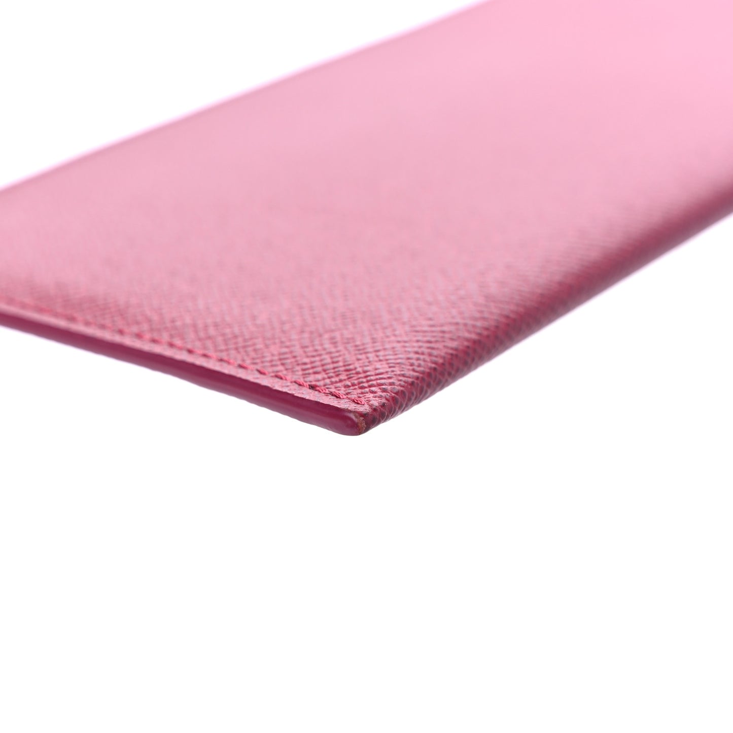 Calfskin Felicie Card Holder Insert Fuchsia