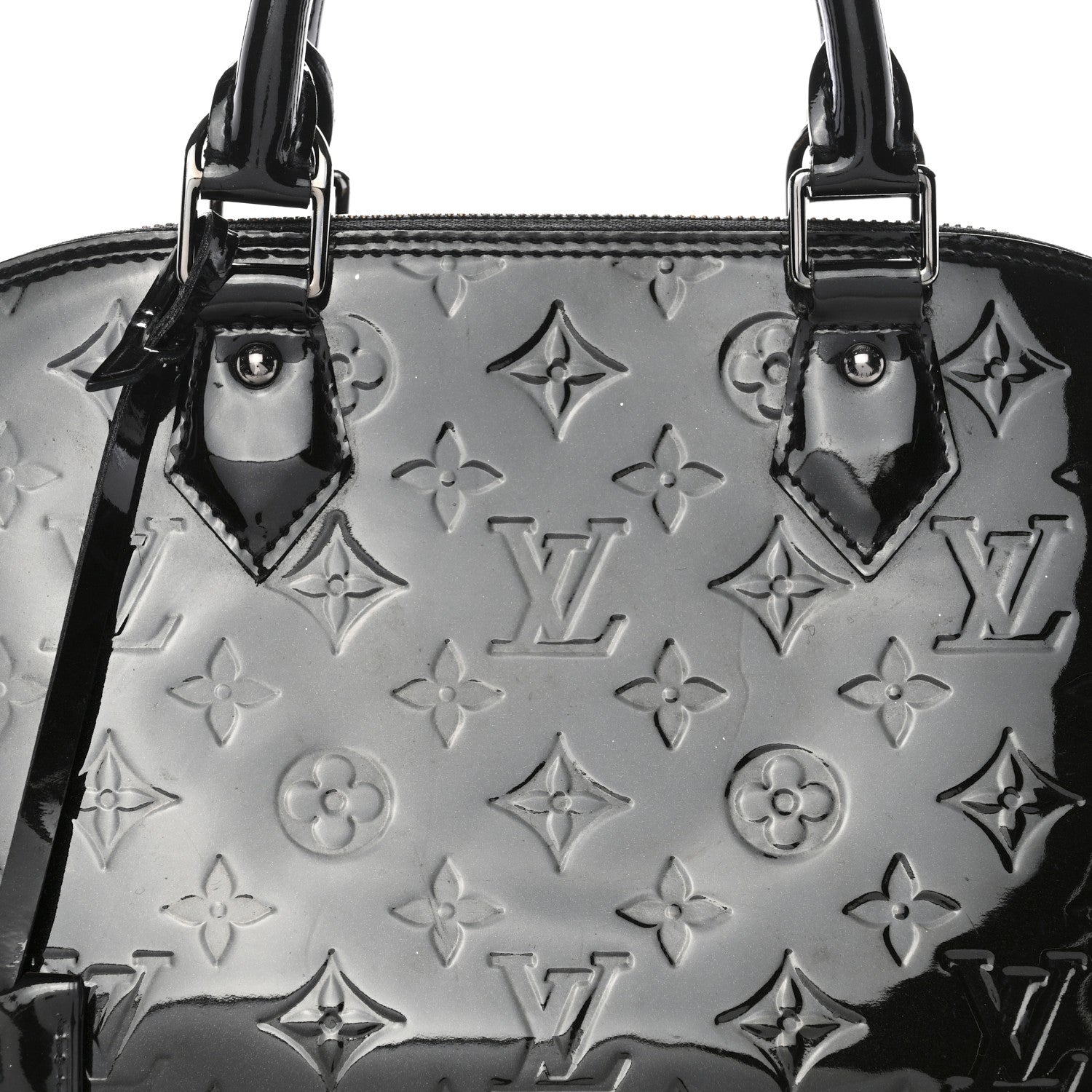 Louis Vuitton Vernis Alma PM Noir Magnetique 8 of 10
