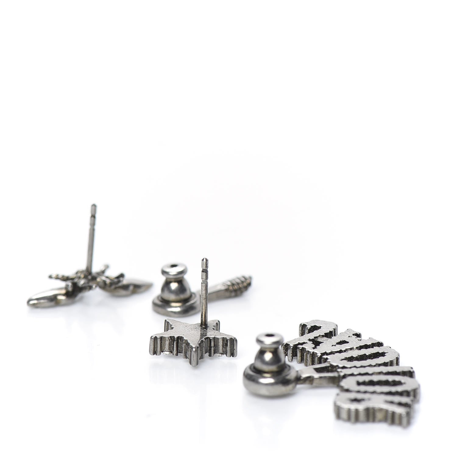 Christian Dior Palladium Crystal J'adior Earrings 3 of 3