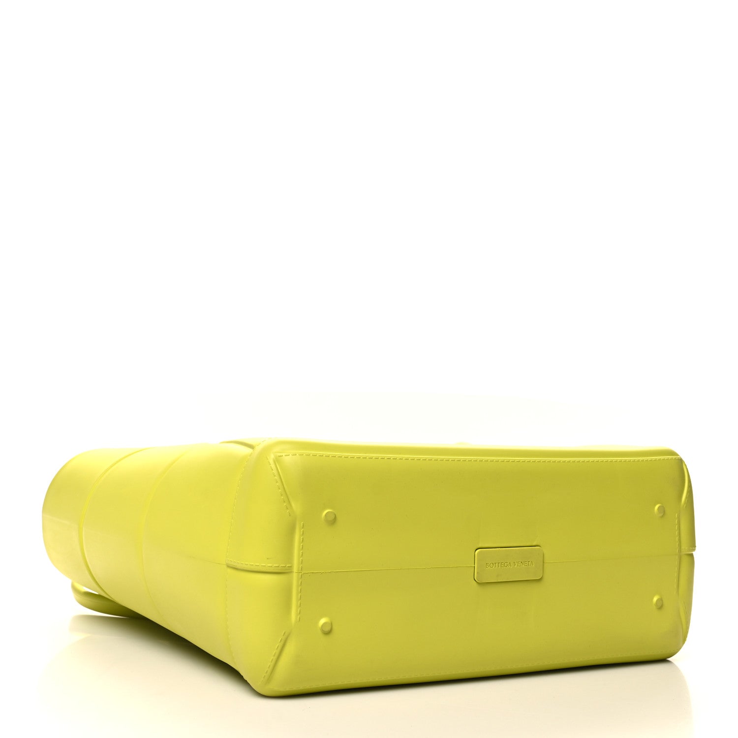 Bottega Veneta Rubber Maxi Intrecciato Medium Arco Kiwi Green 4 of 9