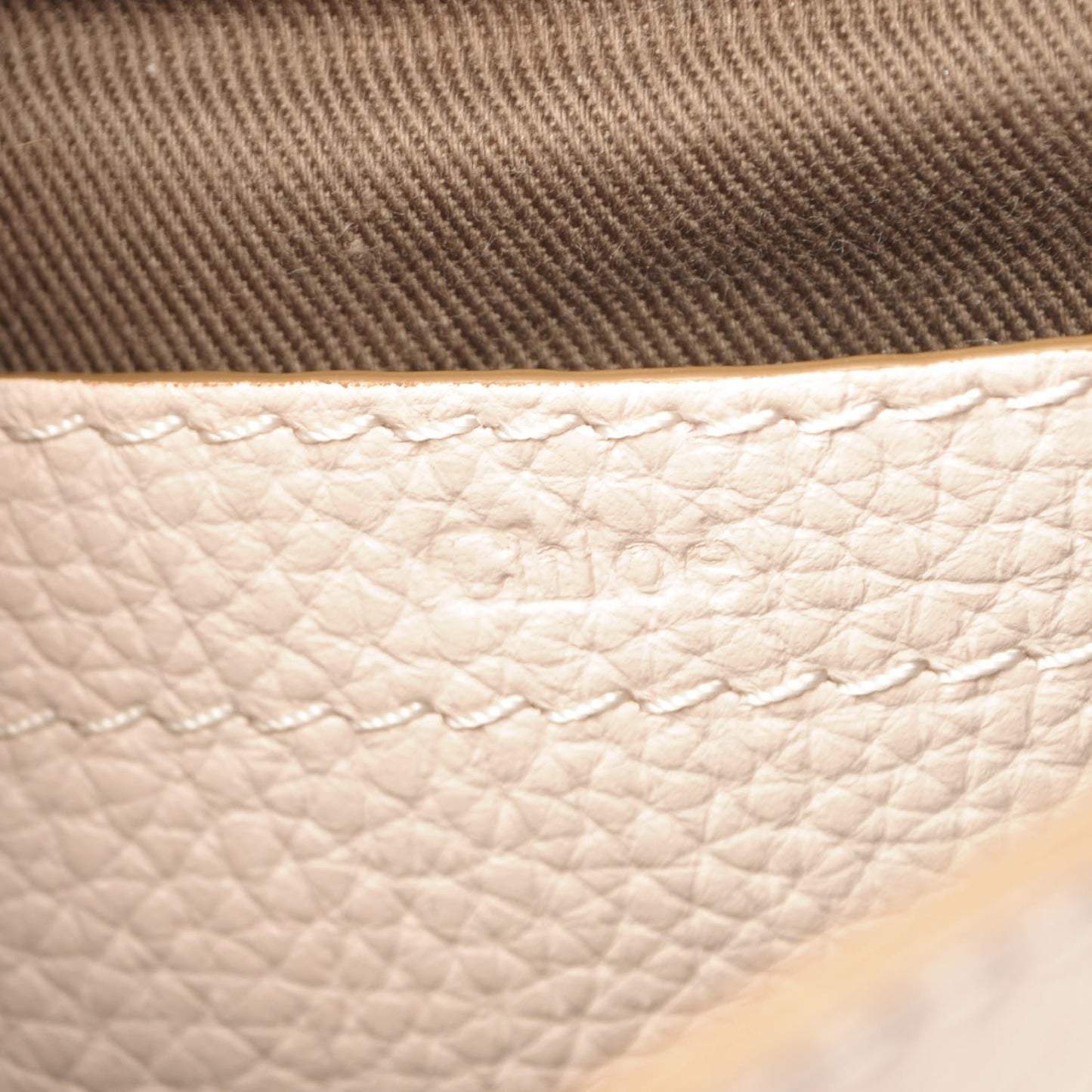 Calfskin Mini Marcie Round Crossbody Bag Abstract White