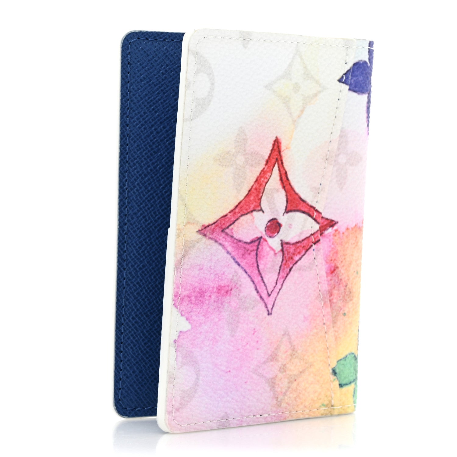Louis Vuitton Monogram Watercolor Pocket Organizer NM Multicolor 3 of 9