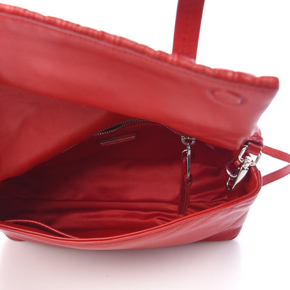 Miu Miu Nappa Matelasse Messenger Fuoco 5 of 11