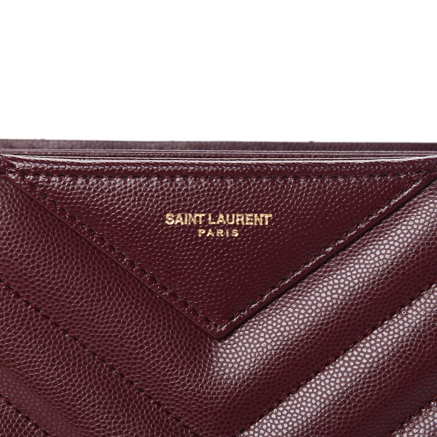 Grain de Poudre Matelasse Chevron Small Tribeca Shopping Bag Garnet