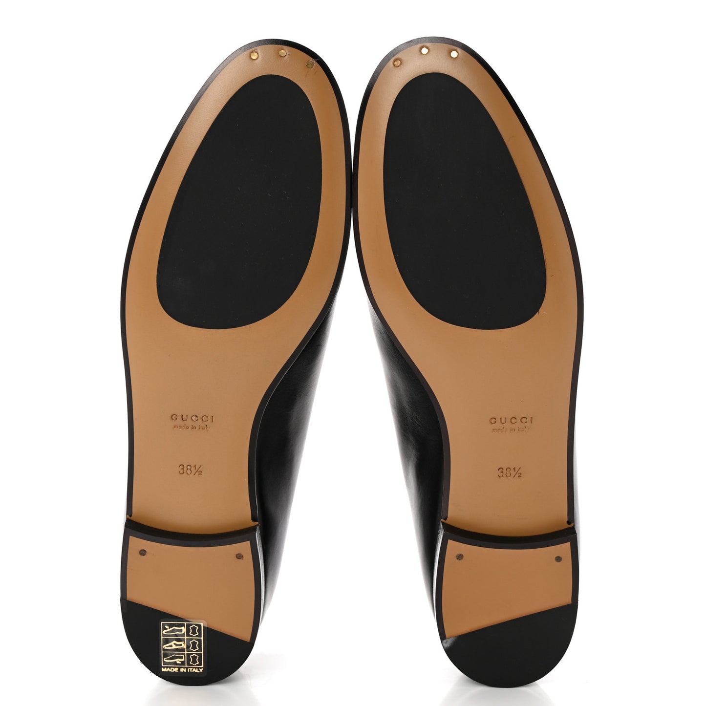 Calfskin Womens Jordaan Loafers 38.5 Black