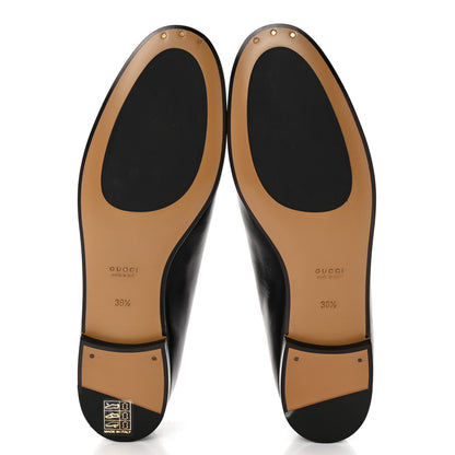 Gucci Calfskin Womens Jordaan Loafers 38.5 Black 5 of 12