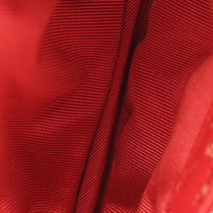 Chanel Caviar Quilted Small Cosmetic Case Red 5 of 10