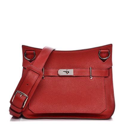 Hermes Taurillon Clemence Jypsiere 31 Rouge Casaque 1 of 9