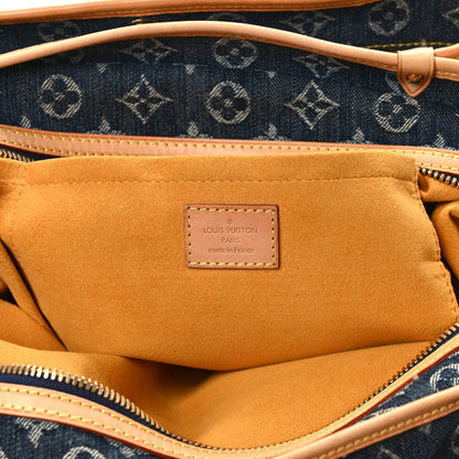Louis Vuitton LOUIS VUITTON Denim Raye Cabas GM 6 of 14