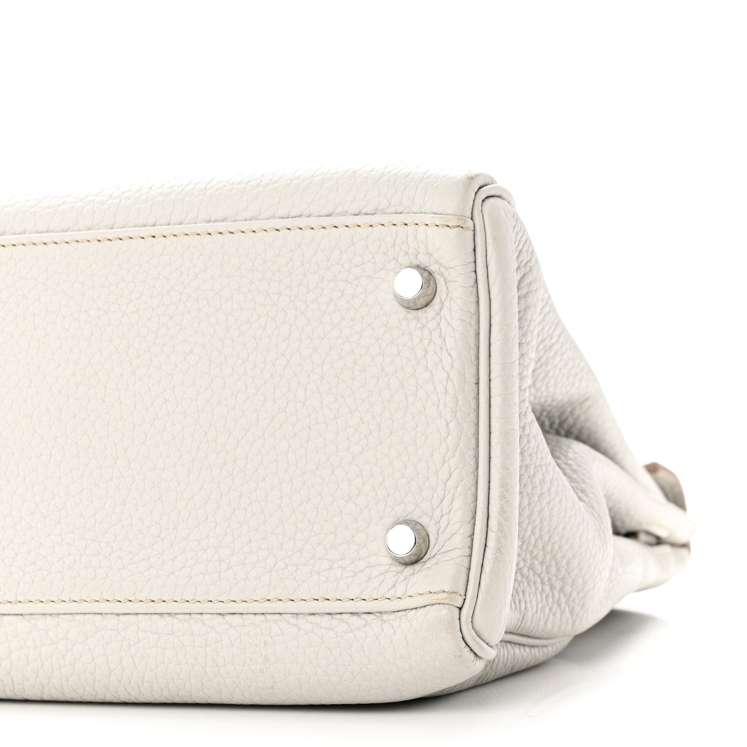 Hermes Taurillon Clemence Kelly Retourne 32 Gris Perle 10 of 12