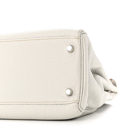 Hermes Taurillon Clemence Kelly Retourne 32 Gris Perle 10 of 12