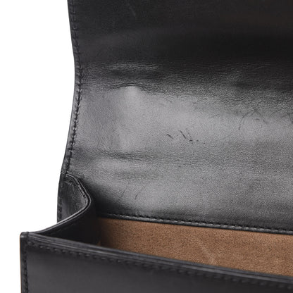 Gucci Calfskin Mini Sylvie Chain Shoulder Bag Black 14 of 21