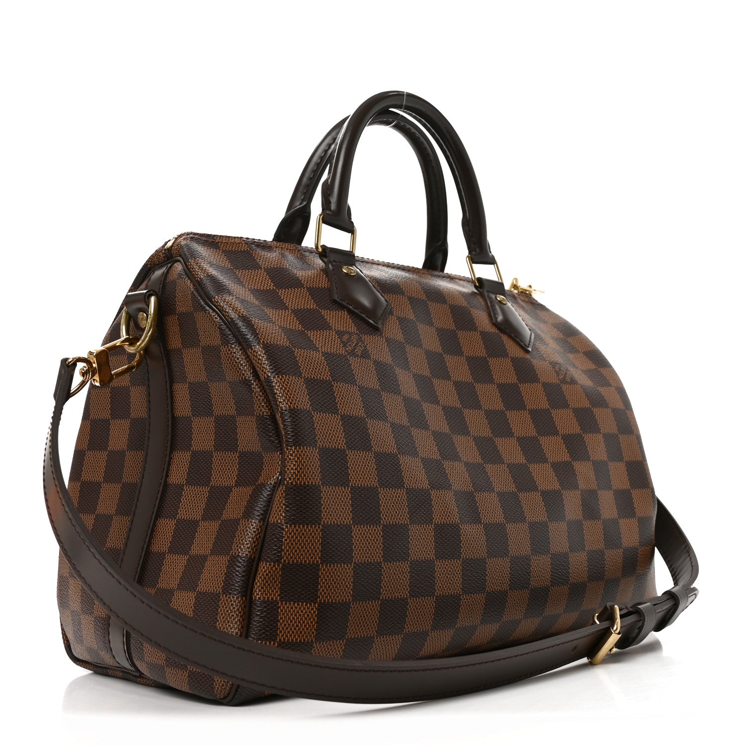 Louis Vuitton Damier Ebene Speedy Bandouliere 35 3 of 10