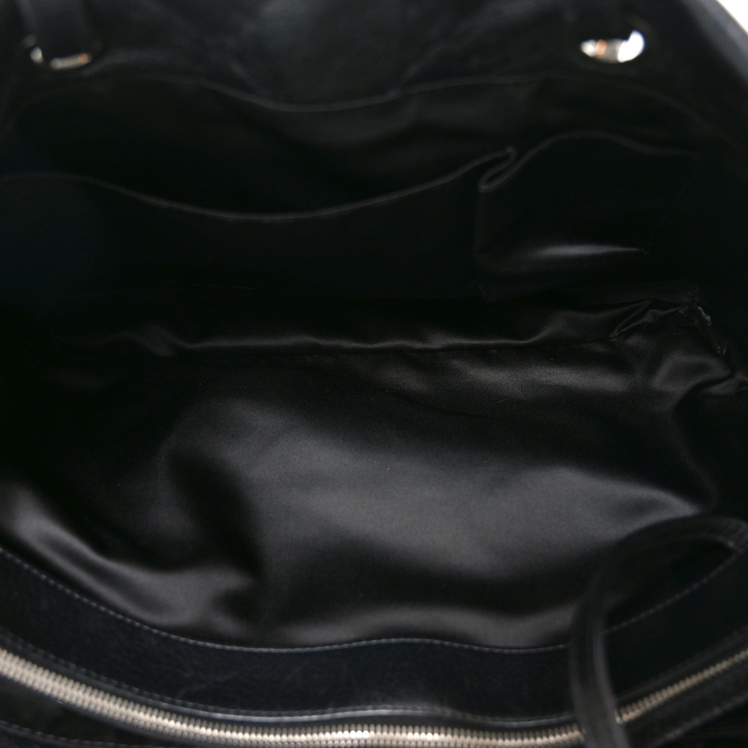 Chanel Glazed Calfskin Large On The Road Tote Black 5 of 10