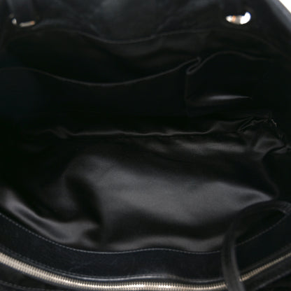 Chanel Glazed Calfskin Large On The Road Tote Black 5 of 10