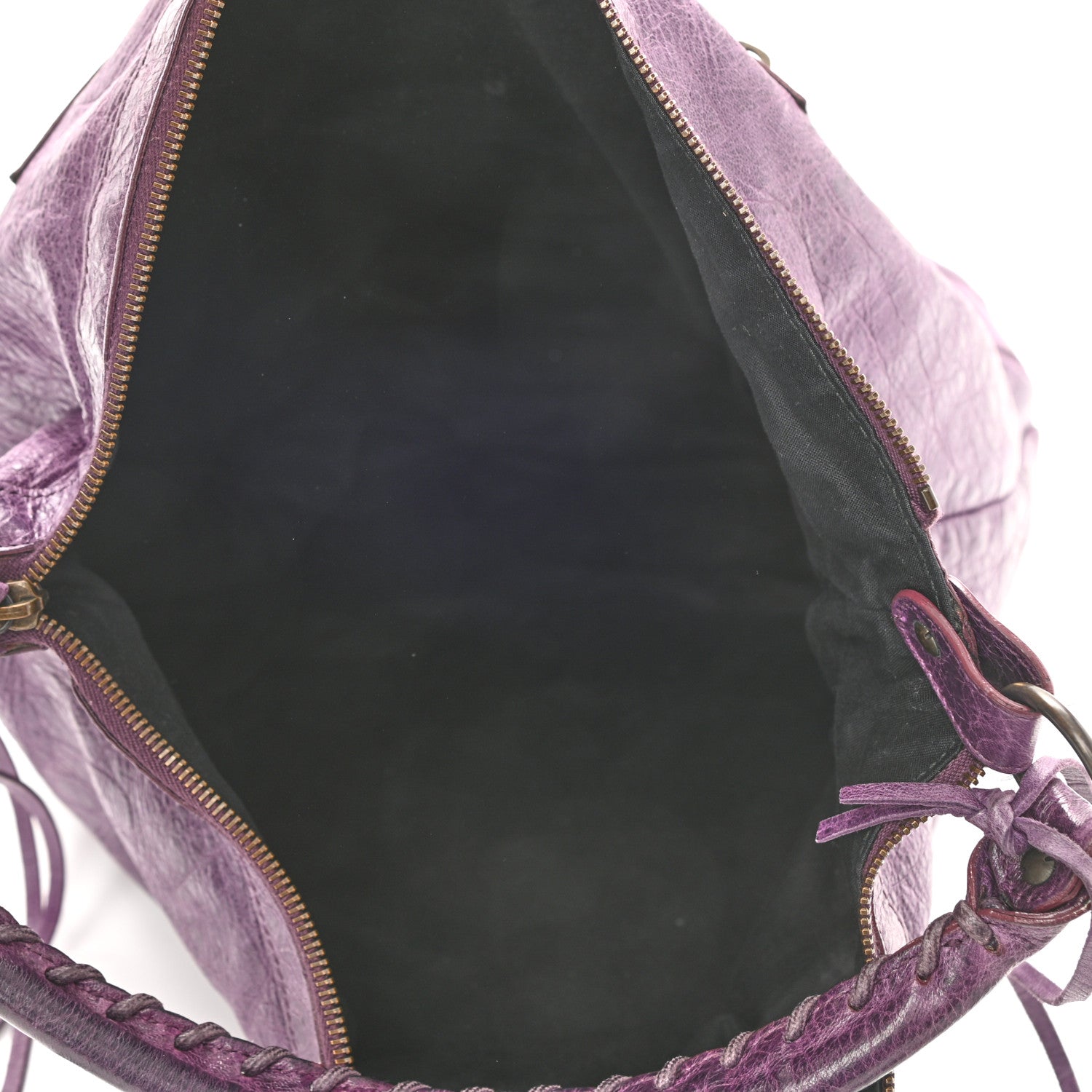 Balenciaga Agneau Classic Hardware Day Hobo Raisin 4 of 12