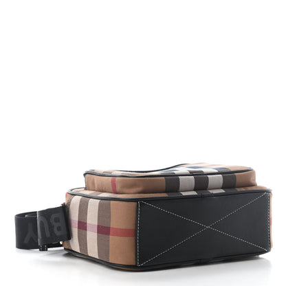 Burberry Canvas Check Paddy Messenger Birch Brown 3 of 7