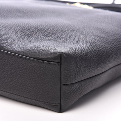 Versace Cervo Embossed Vitello Medusa Tote Black 8 of 11