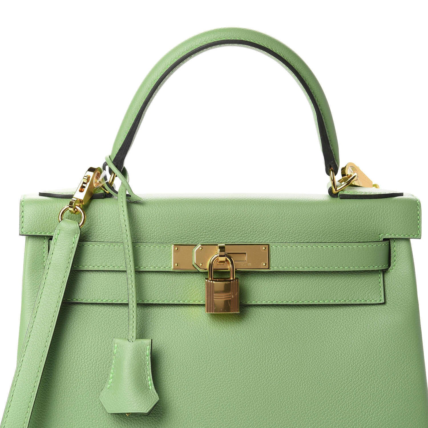 Hermes Evercolor Kelly Retourne 28 Vert Criquet 10 of 11