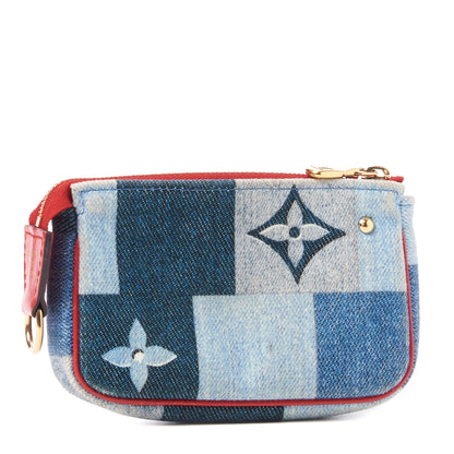 Louis Vuitton Denim Micro Pochette Accessories Denim Rouge 2 of 8