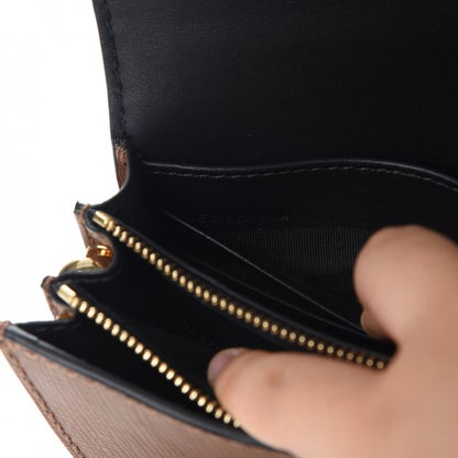 Burberry Grainy Calfskin House Check Small Buckle Bag Brown 8 of 9